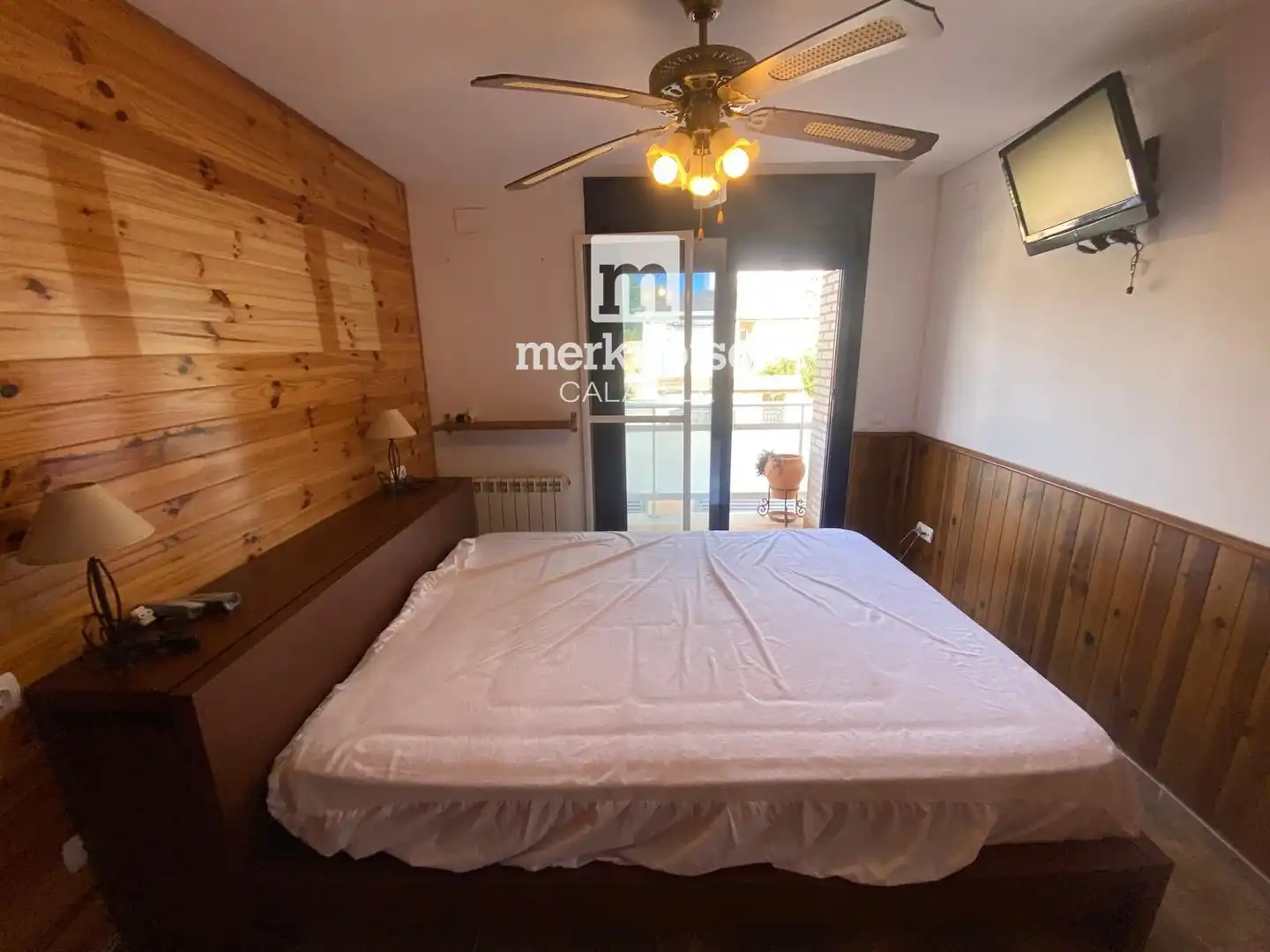 Habitación de Casa adosada de alquiler en Calafell con Calefacción, Terraza y Amueblado