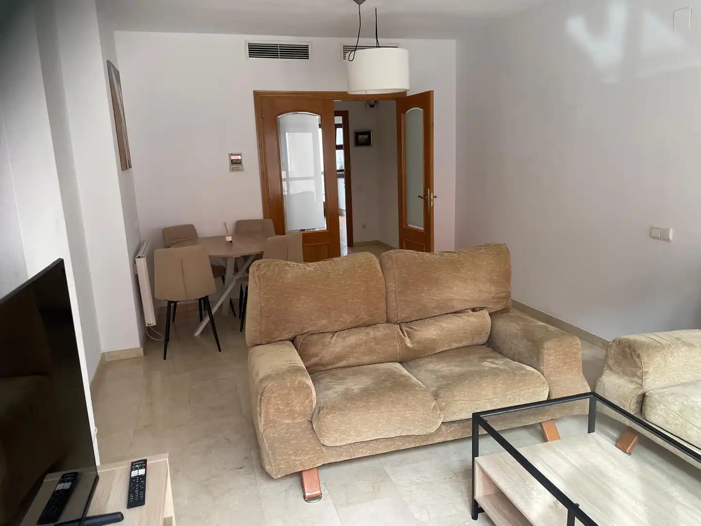 Living room of Attic for rent in Alicante / Alacant  with Air Conditioner, Terrace and Furnished