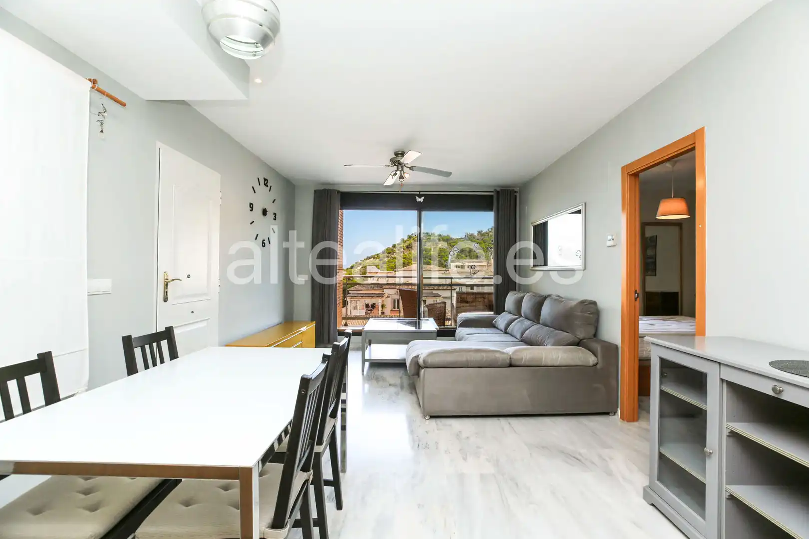 Living room of Apartments for sale in Villajoyosa / La Vila Joiosa  with Air Conditioner, Heating and Terrace