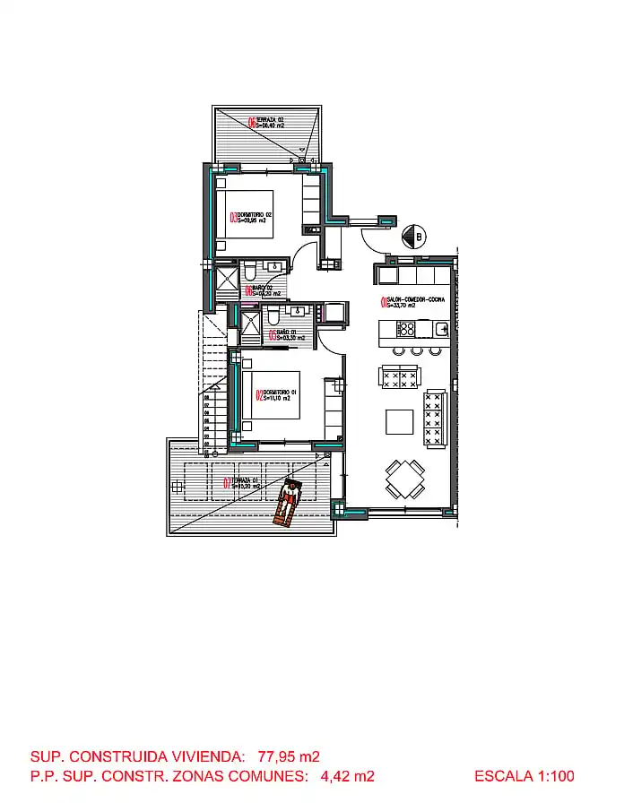 Apartamento con terraza en venta en Nueva Torrevieja - Aguas Nuevas, imagen 18