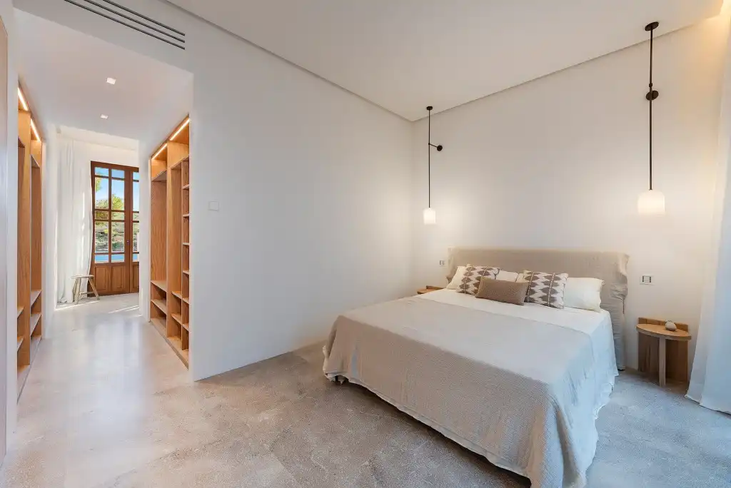 Schlafzimmer von Country house zum Verkauf in Felanitx mit Klimaanlage, Heizung und Terrasse