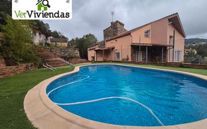 Swimming pool of House or chalet for sale in Vallirana  with Air Conditioner, Heating and Private garden