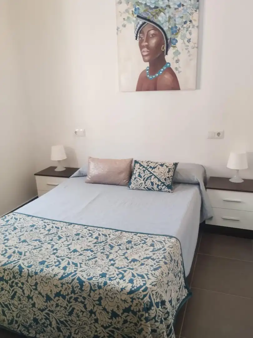 Schlafzimmer von Wohnung zur Miete in Utrera mit Klimaanlage, Terrasse und Möbliert