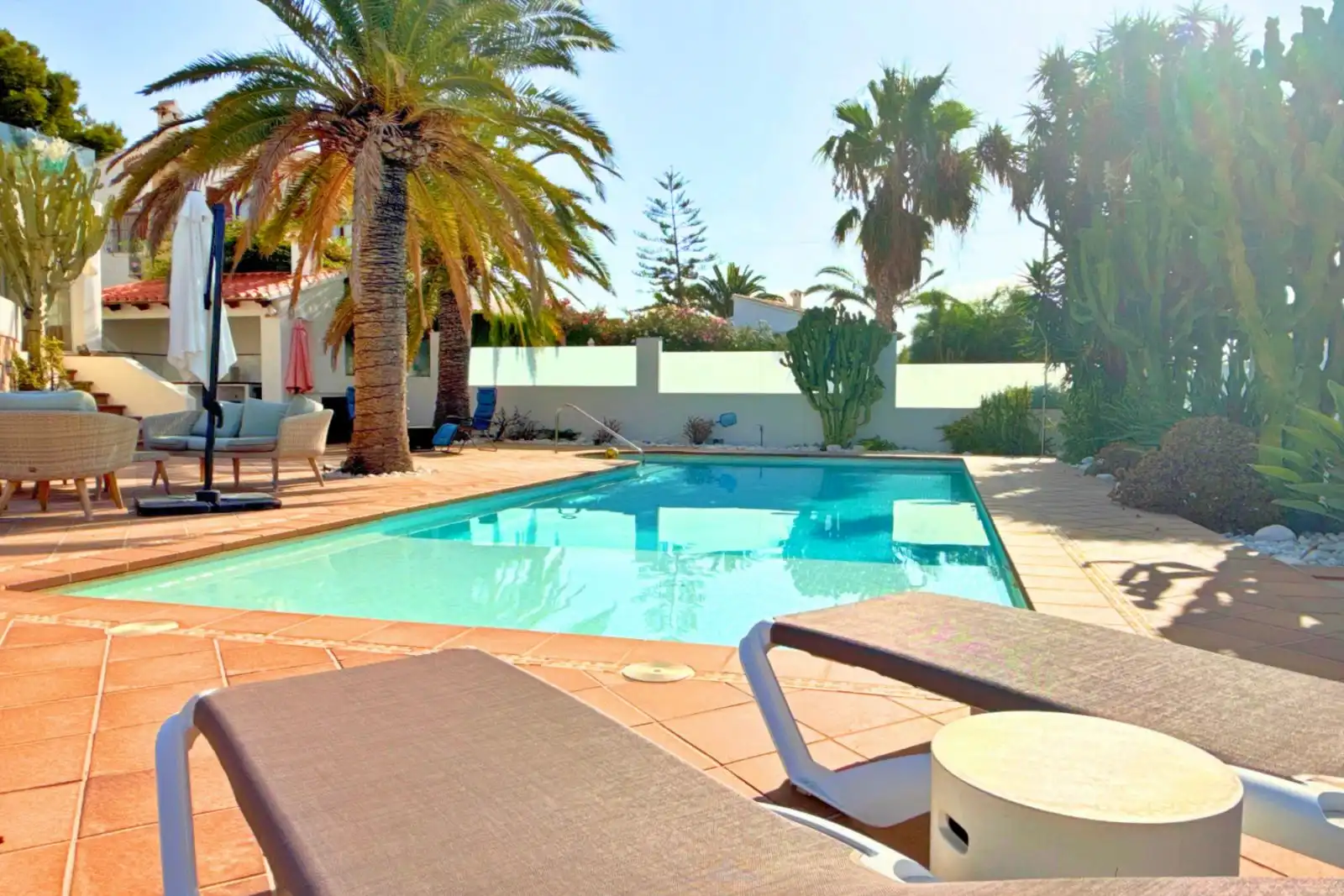 Piscina de Casa o chalet de alquiler en Calpe / Calp con Aire acondicionado, Calefacción y Terraza