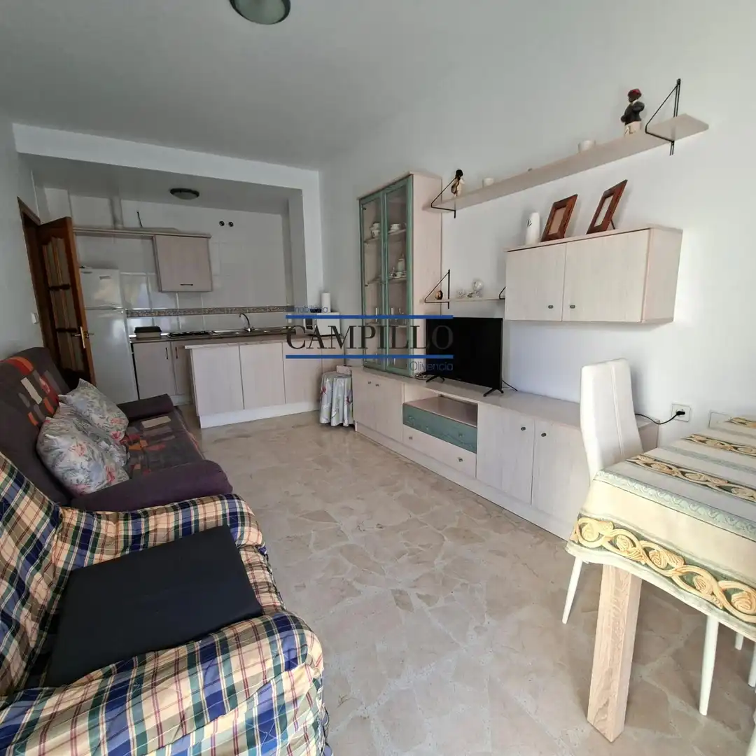 Wohnzimmer von Wohnung zum Verkauf in Adra mit Klimaanlage, Möbliert und Balkon