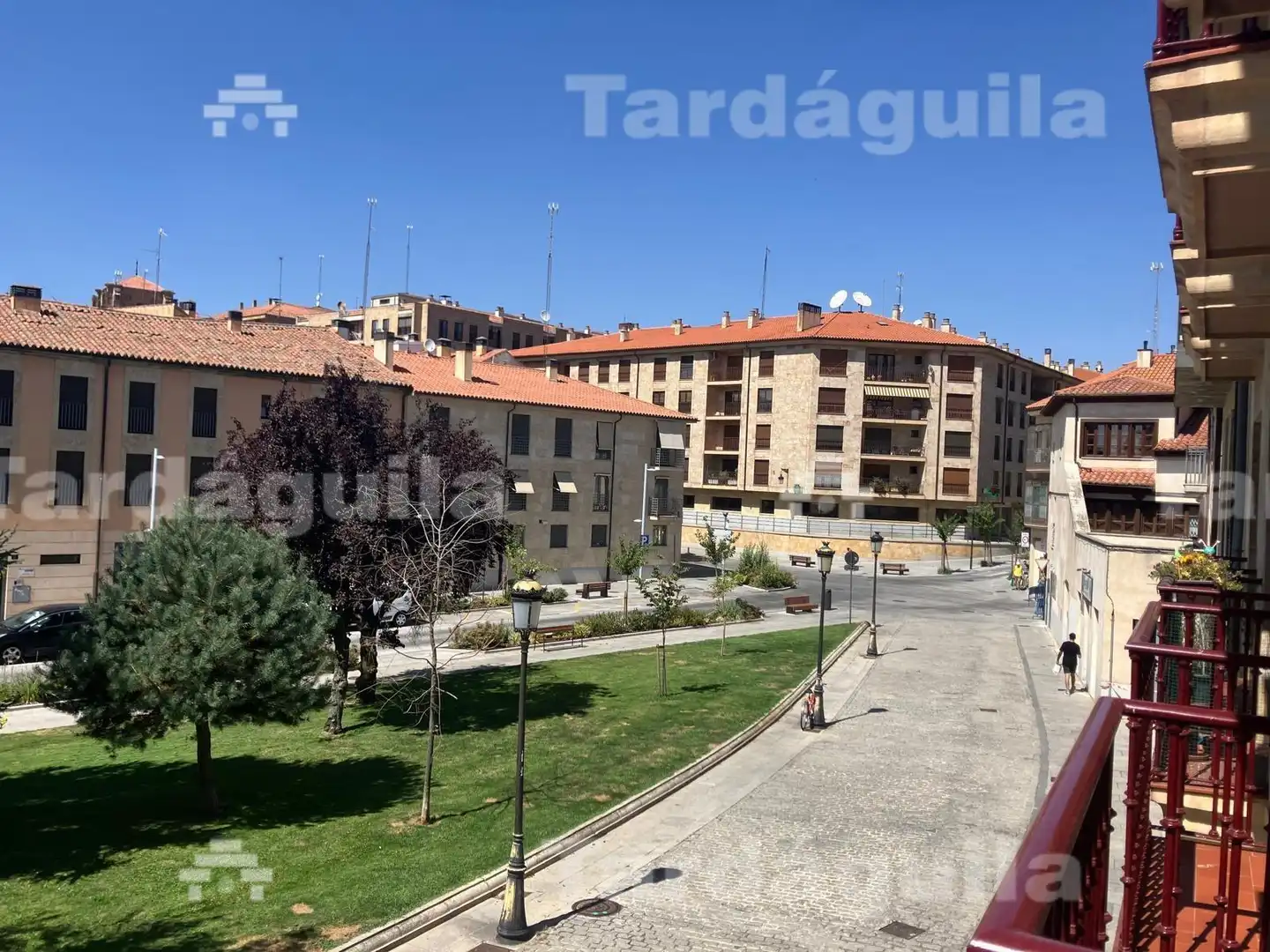 Außenansicht von Wohnung zur Miete in Salamanca mit Heizung, Möbliert und Balkon