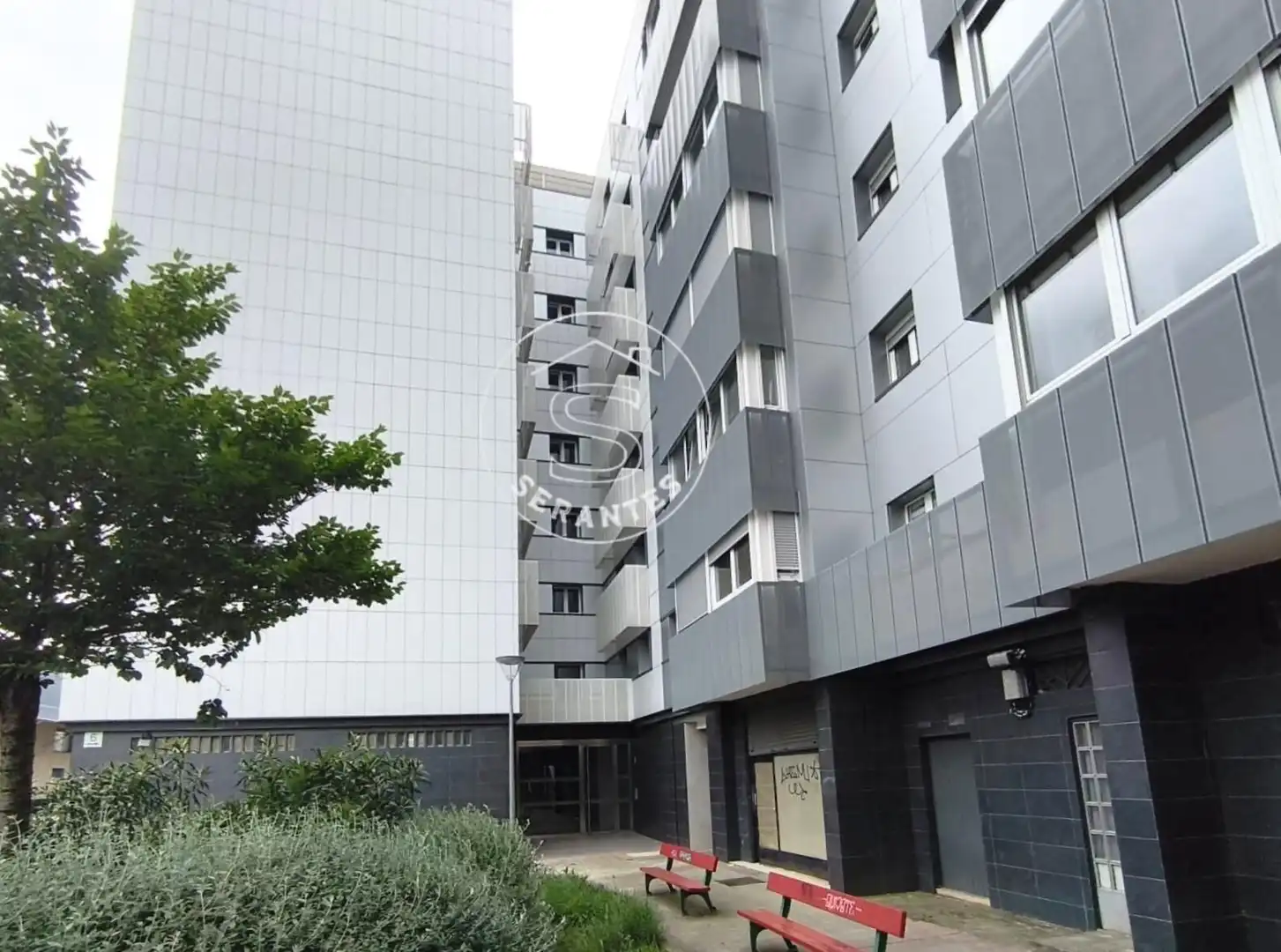 Exterior view of Flat for sale in  Pamplona / Iruña  with Heating and Balcony