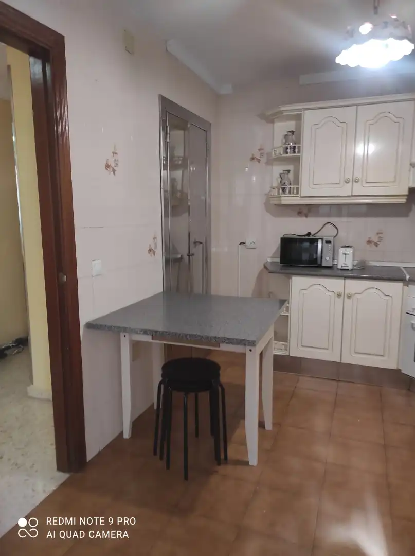 Cuina de Pis de lloguer en Málaga amb Aire condicionat, Moblat i Forn