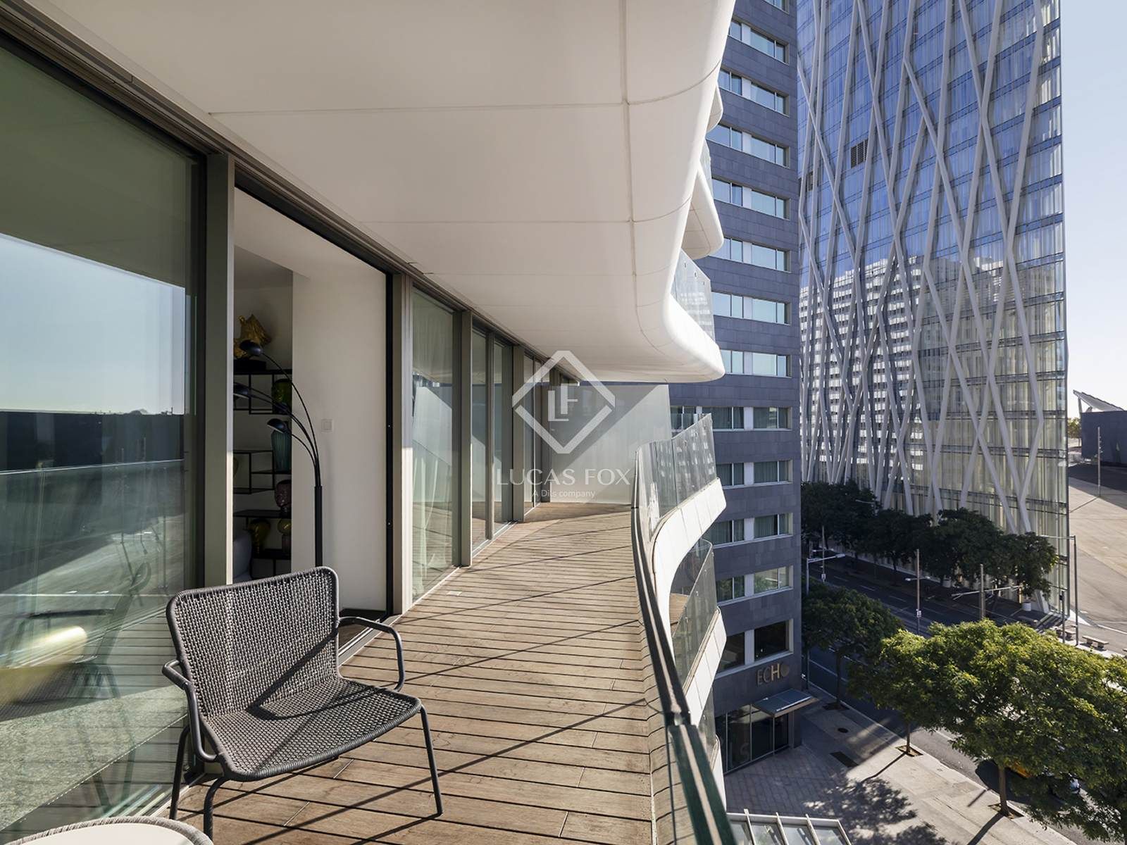 Terraza de Piso de alquiler en  Barcelona Capital con Aire acondicionado, Calefacción y Terraza
