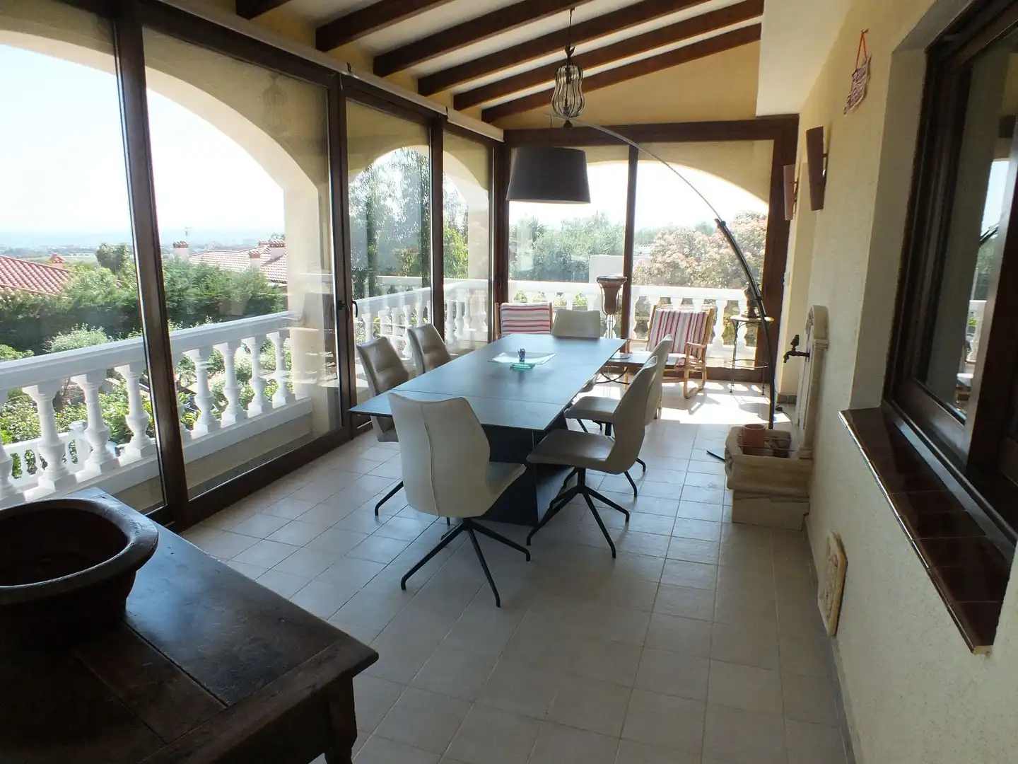 Dining room of Houses for sale in Roses  with Air Conditioner, Heating and Private garden