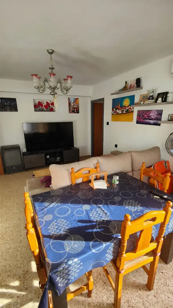 Sala de estar de Piso en venta en La Pobla de Farnals con Aire acondicionado, Amueblado y Balcón