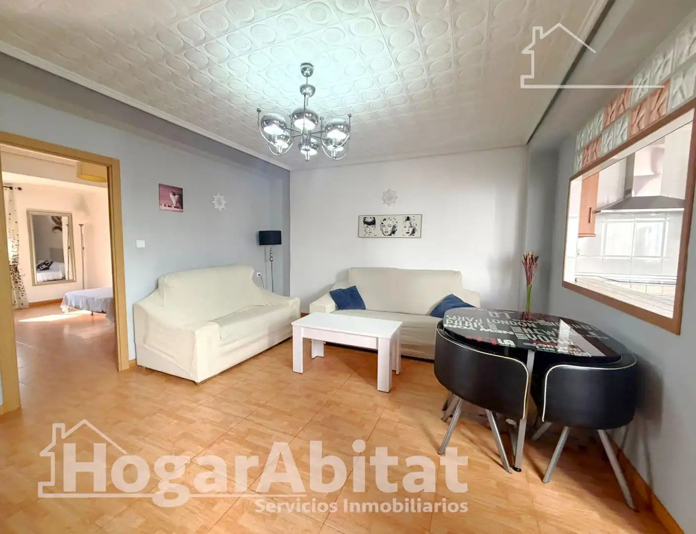 Sala d'estar de Pis en venda en Sagunto / Sagunt amb Aire condicionat i Balcó
