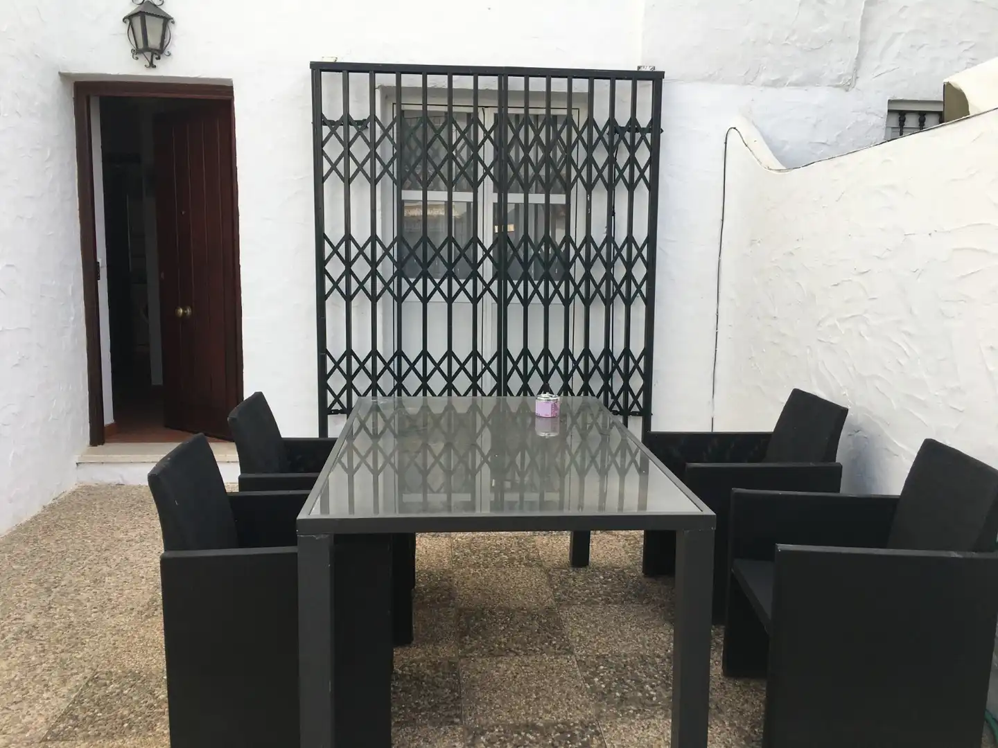 Terrassa de Casa adosada de lloguer en Puerto Real amb Aire condicionat, Moblat i Forn