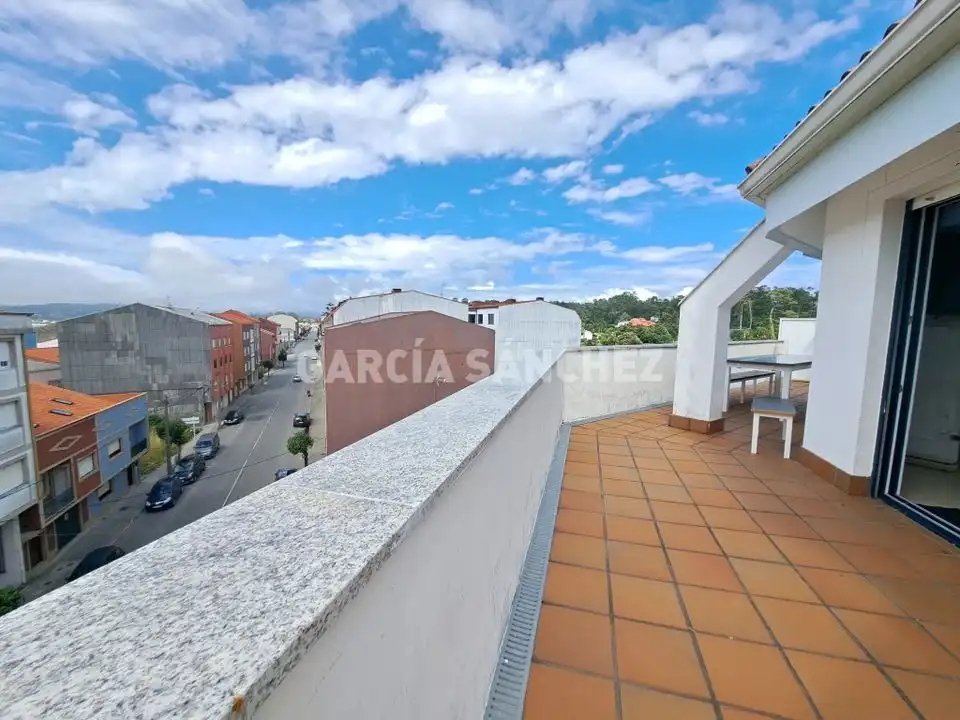 Exterior view of Flat for sale in Boiro  with Terrace and Furnished