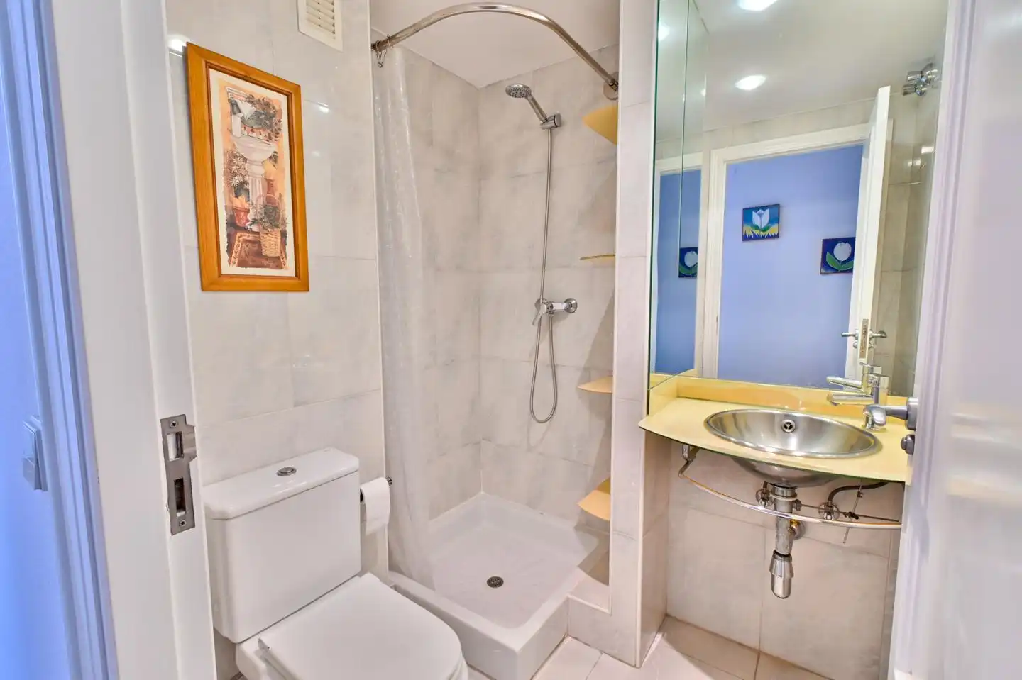 Baño de Piso de alquiler en Barañáin / Barañain con Calefacción, Parquet y Trastero