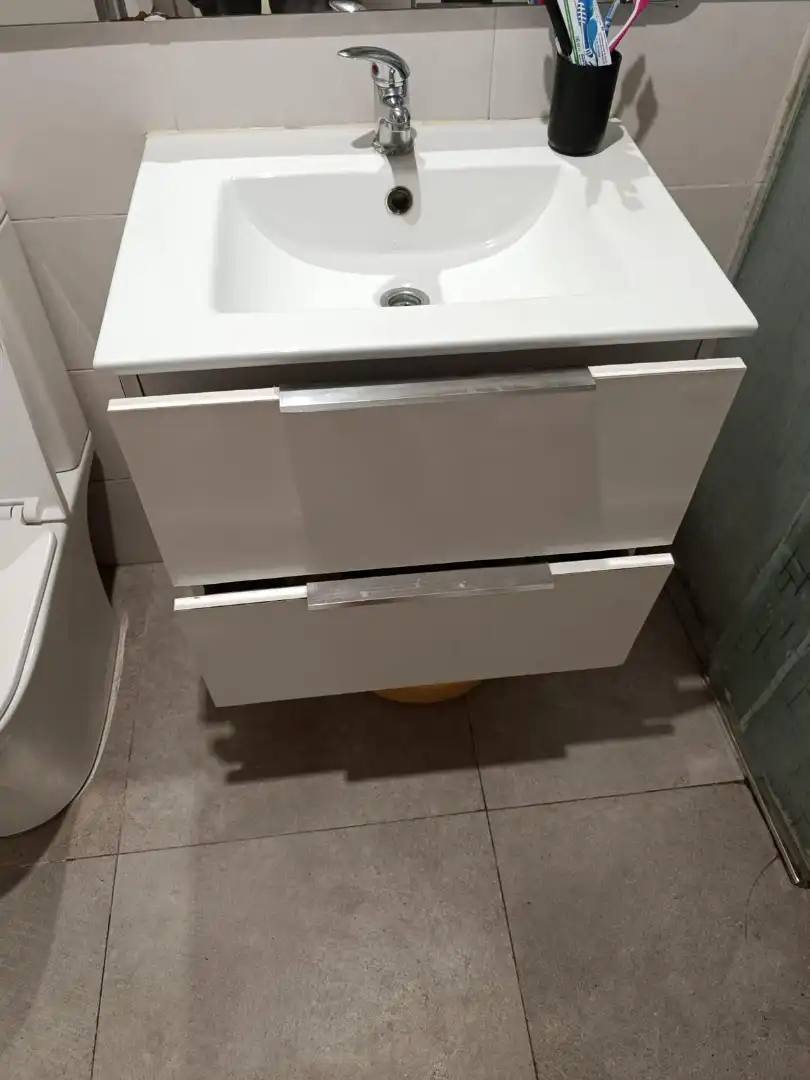 Badezimmer von Wohnung zum Verkauf in Alegría-Dulantzi mit Heizung, Parkett und Terrasse