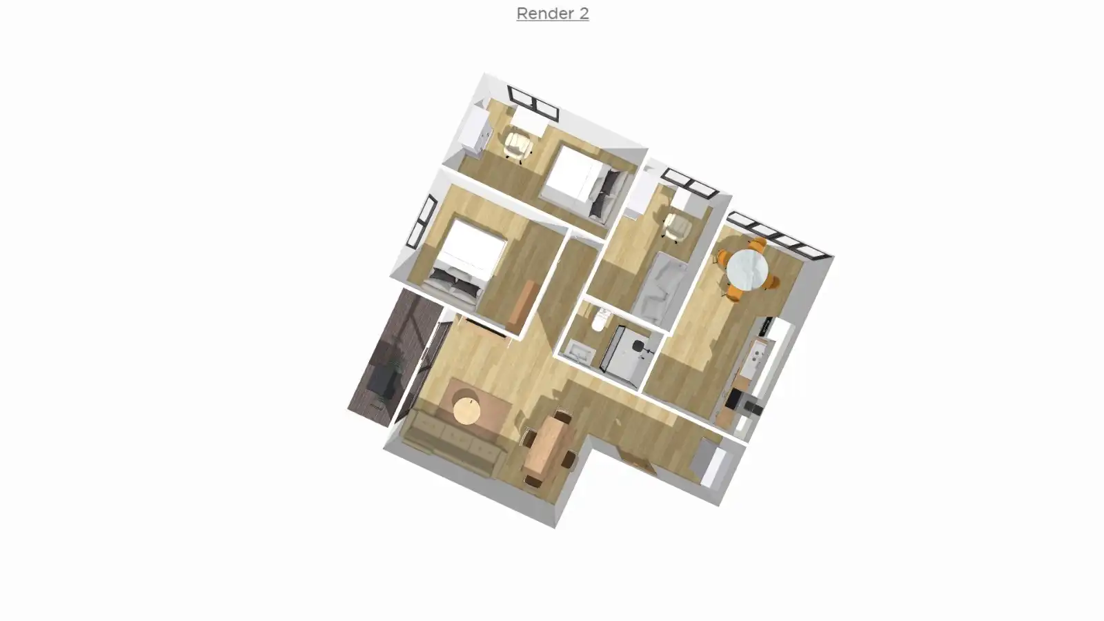 Wohnung zur Miete in N/A, Rubite