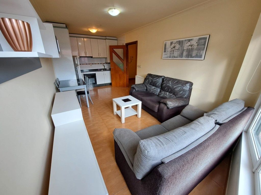 Living room of Flat for sale in Boiro  with Heating, Storage room and Furnished