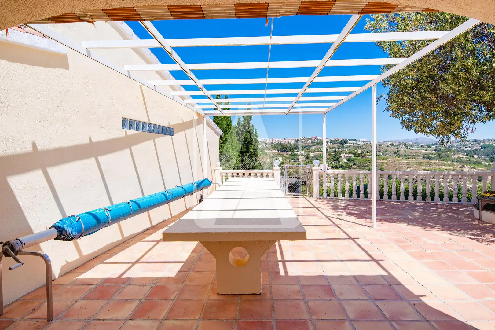 Terraza de Finca rústica en venta en Benissa con Aire acondicionado, Calefacción y Jardín privado