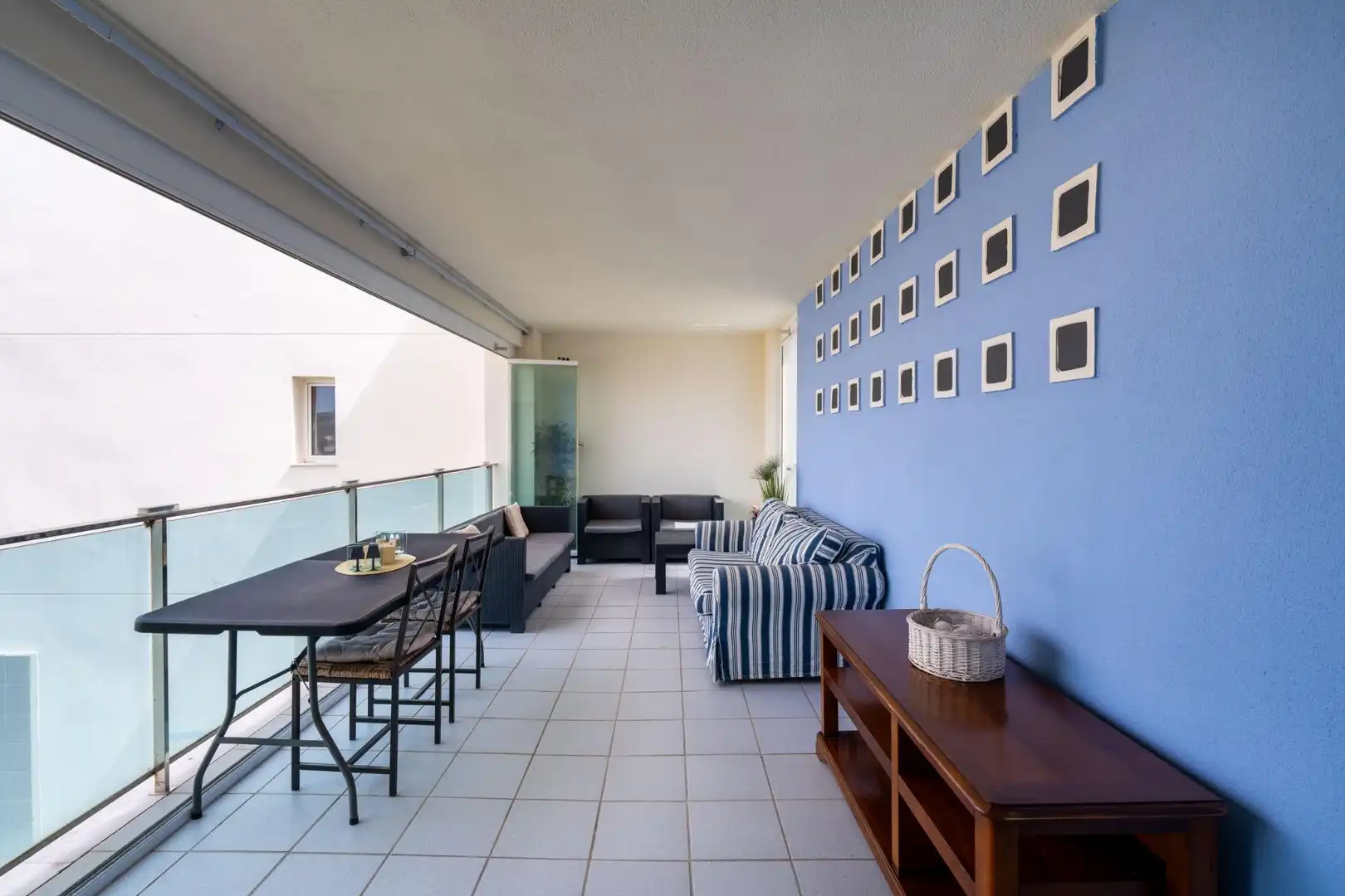 Terrassa de Apartament en venda en Roquetas de Mar amb Aire condicionat, Calefacció i Jardí privat