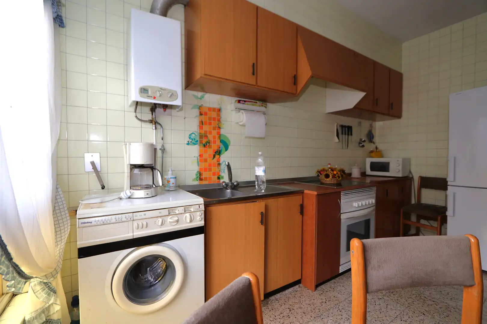 Cocina de Casa adosada en venta en Malpica de Bergantiños con Trastero, Amueblado y Balcón
