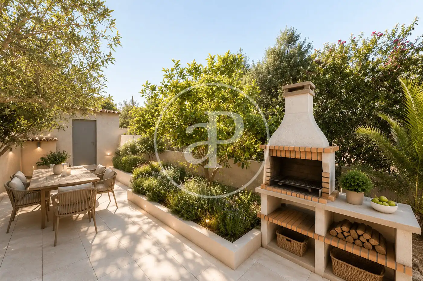 Terrasse von Wohnung zum Verkauf in Santanyí mit Privatgarten