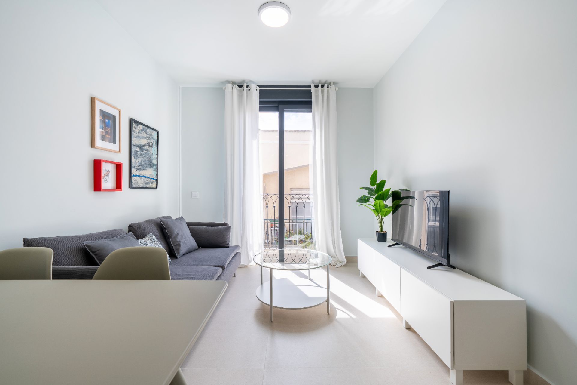 Living room of Flat to rent in  Almería Capital  with Air Conditioner, Heating and Terrace