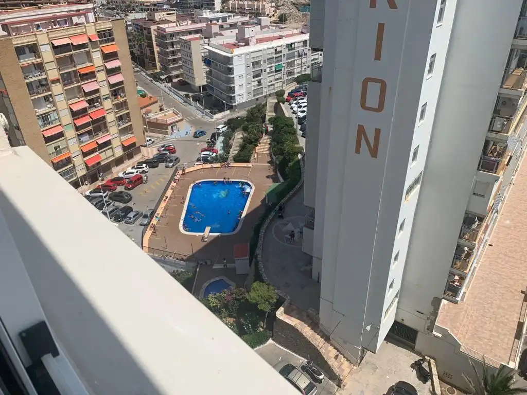 Piscina de Apartamento de alquiler en Cullera con Aire acondicionado, Amueblado y Lavadora