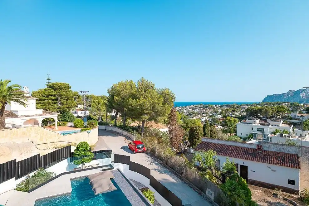 Vista exterior de Casa o chalet en venta en Benissa con Aire acondicionado, Calefacción y Terraza