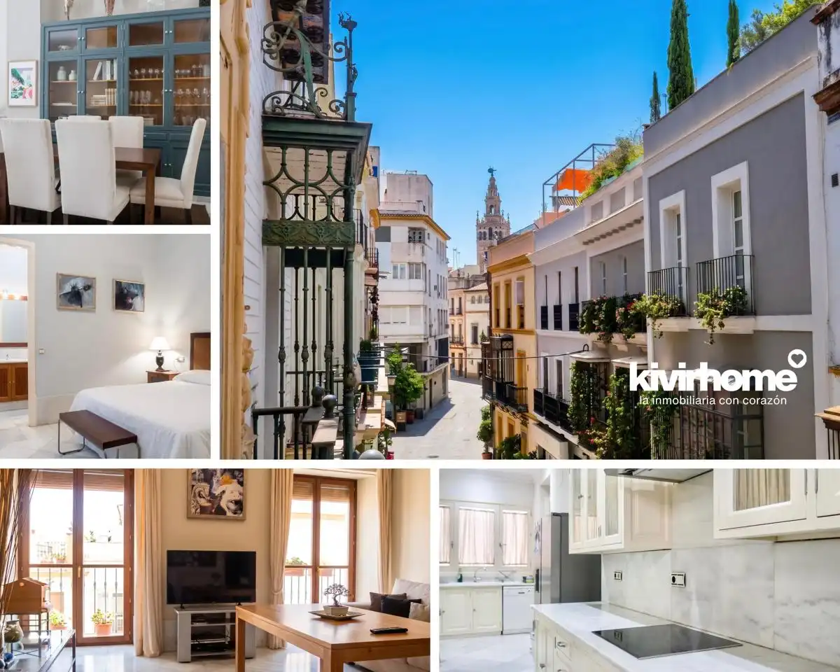 Exterior view of Flat for sale in Sevilla  with Air Conditioner, Terrace and Furnished