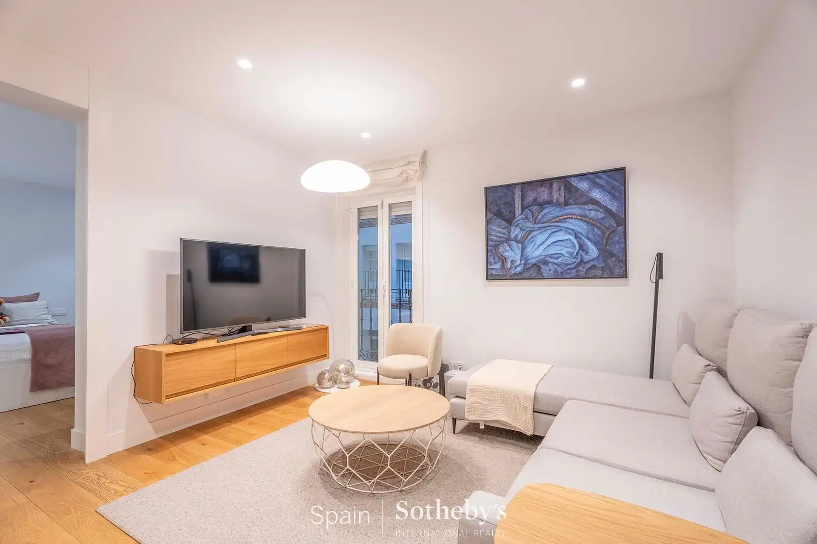 Sala d'estar de Apartament en venda en Madrid amb Aire condicionat i Calefacció