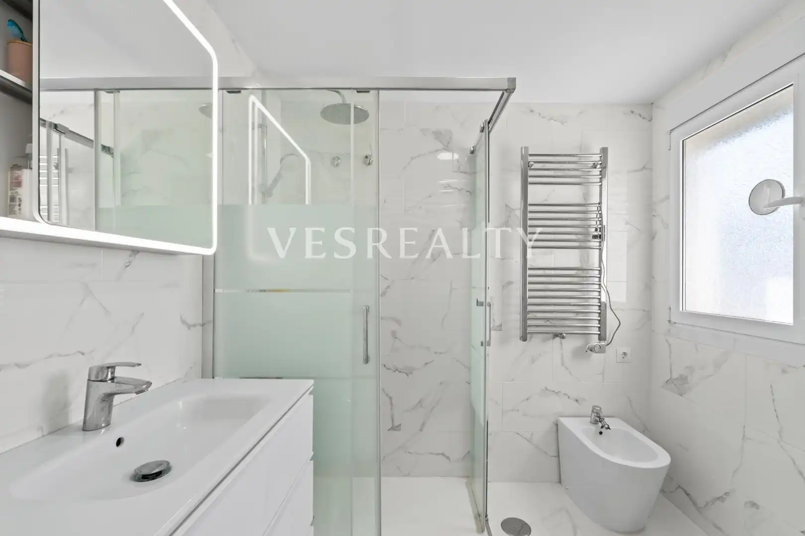Baño de Casa o chalet en venta en Busot con Aire acondicionado, Calefacción y Terraza