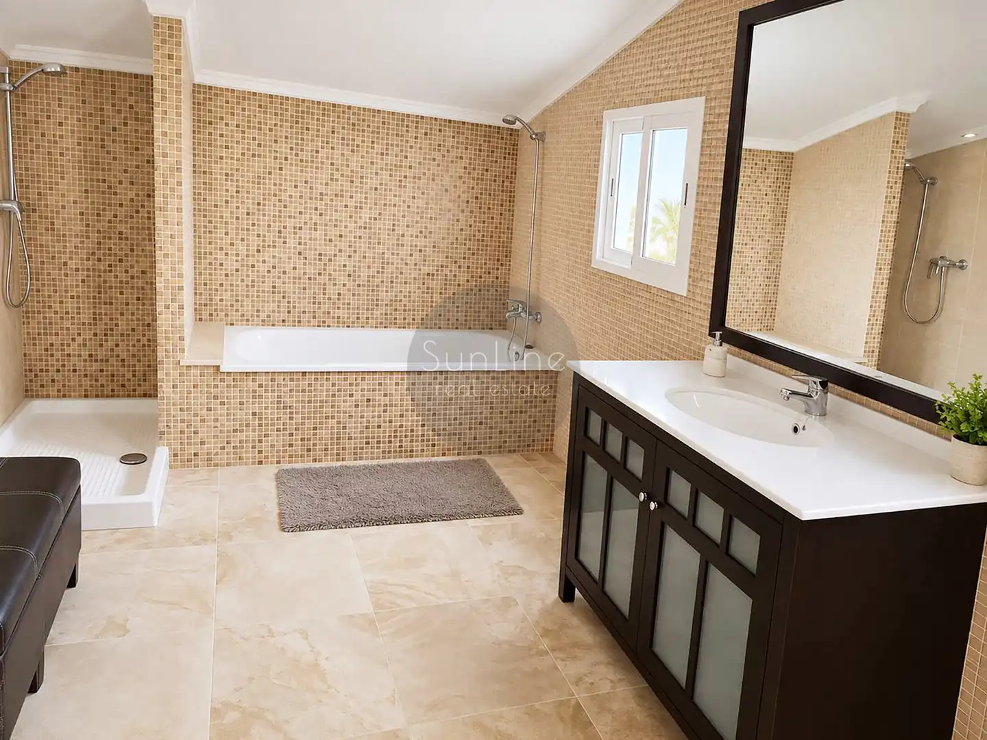 Bany de Casa o xalet de lloguer en Picassent amb Aire condicionat, Jardí privat i Terrassa