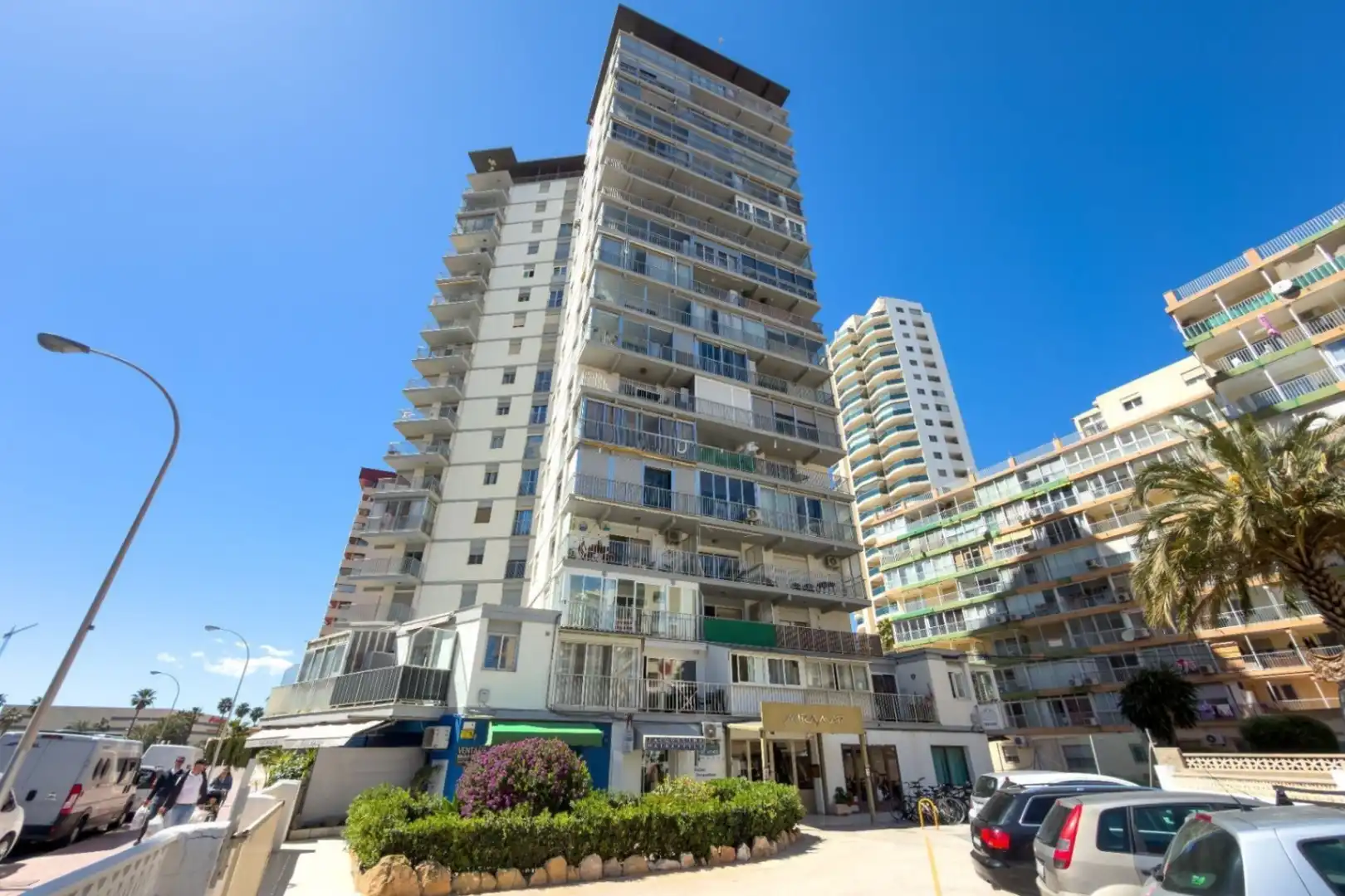 Vista exterior de Apartamento en venta en Calpe / Calp con Aire acondicionado, Calefacción y Terraza