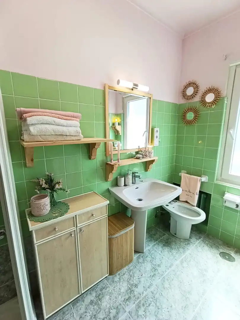 Bathroom of Flat for sale in Langreo  with Heating, Storage room and Furnished