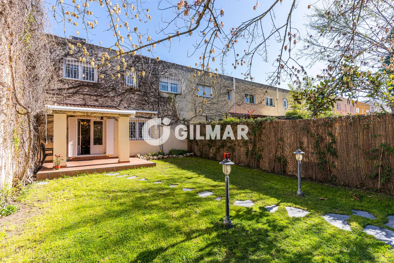 Jardín de Casa adosada en venta en Monte Rozas