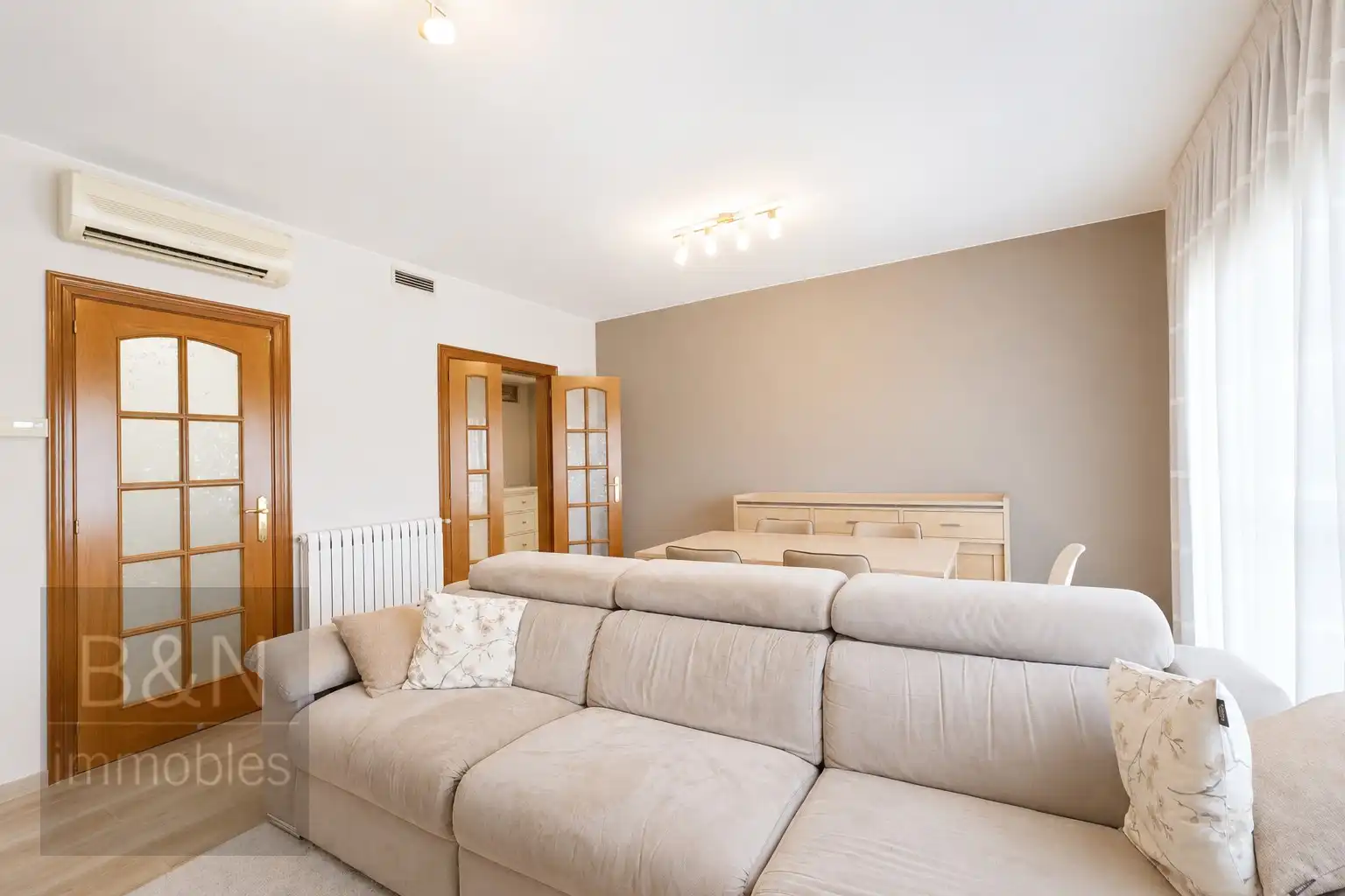 Sala de estar de Piso en venta en Terrassa con Aire acondicionado y Balcón