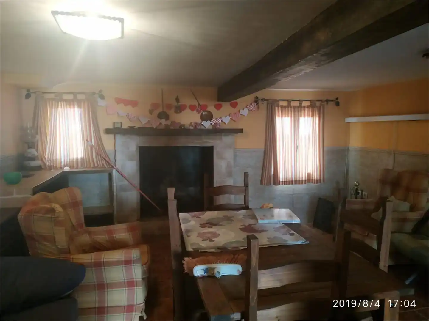 Menjador de Casa adosada en venda en Lucainena de las Torres amb Aire condicionat, Parquet i Traster