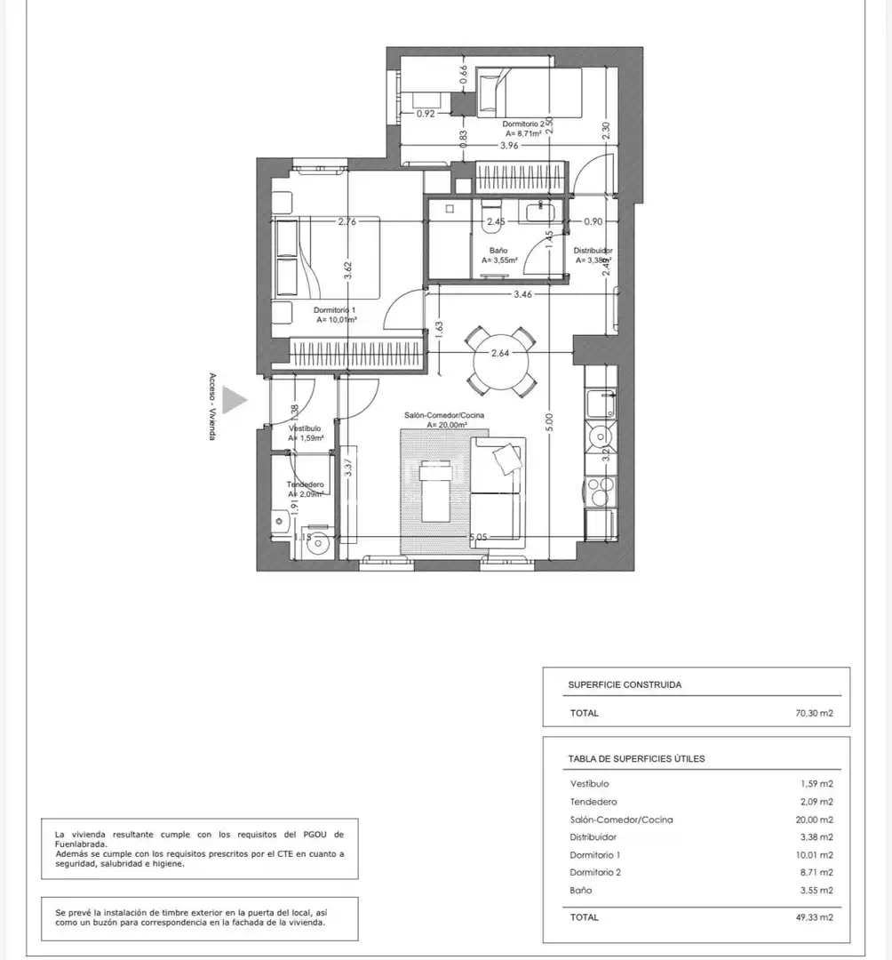 Piso en venta en Fuenlabrada con Calefacción y Trastero