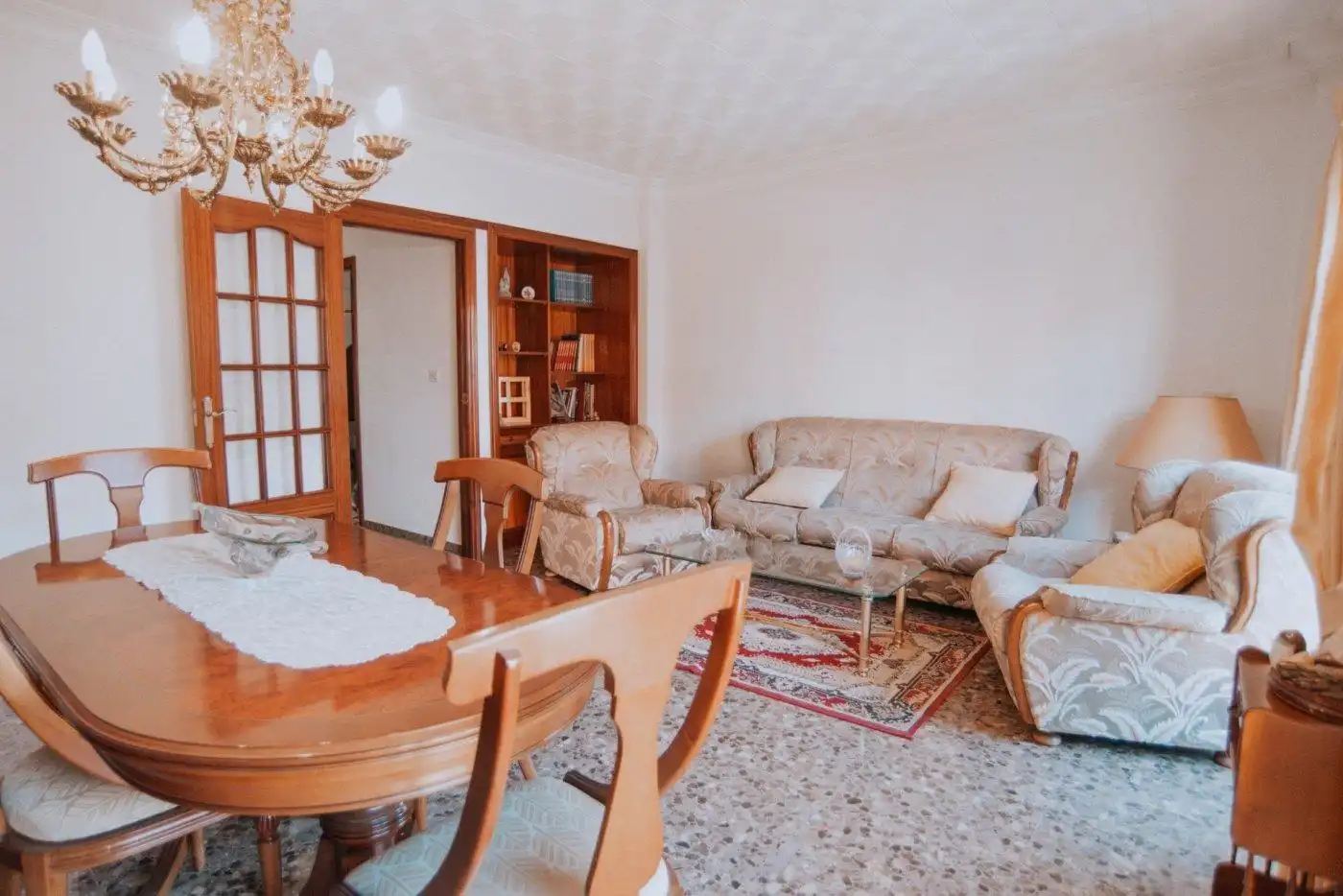 Sala de estar de Casa adosada en venta en Albuixech