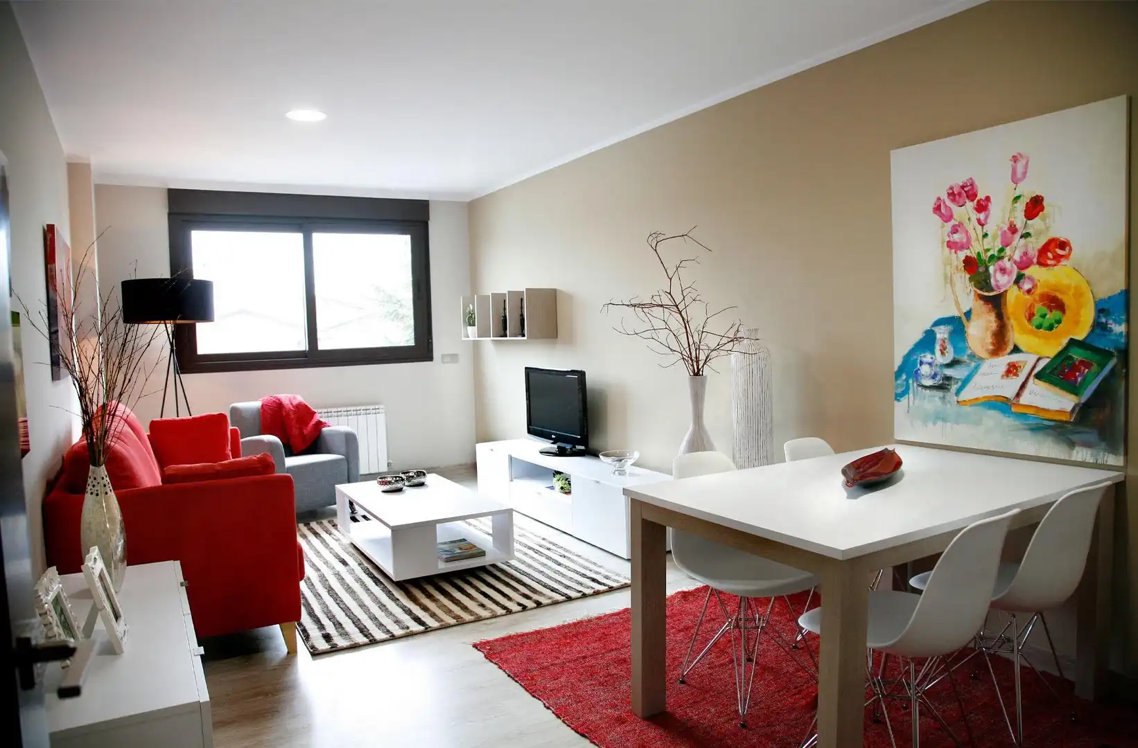 Living room of Flat for rent in Cuatro Vientos