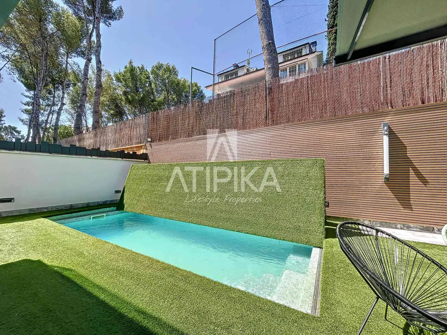 Swimming pool of Houses for rent in Castelldefels  with Heating, Terrace and Swimming Pool