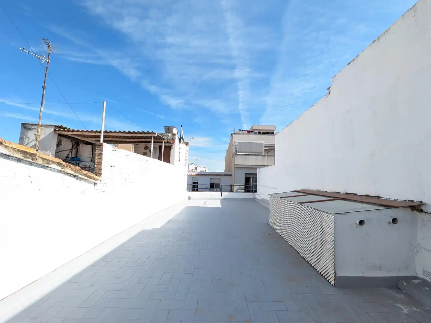 Terrassa de Casa adosada en venda en Centre