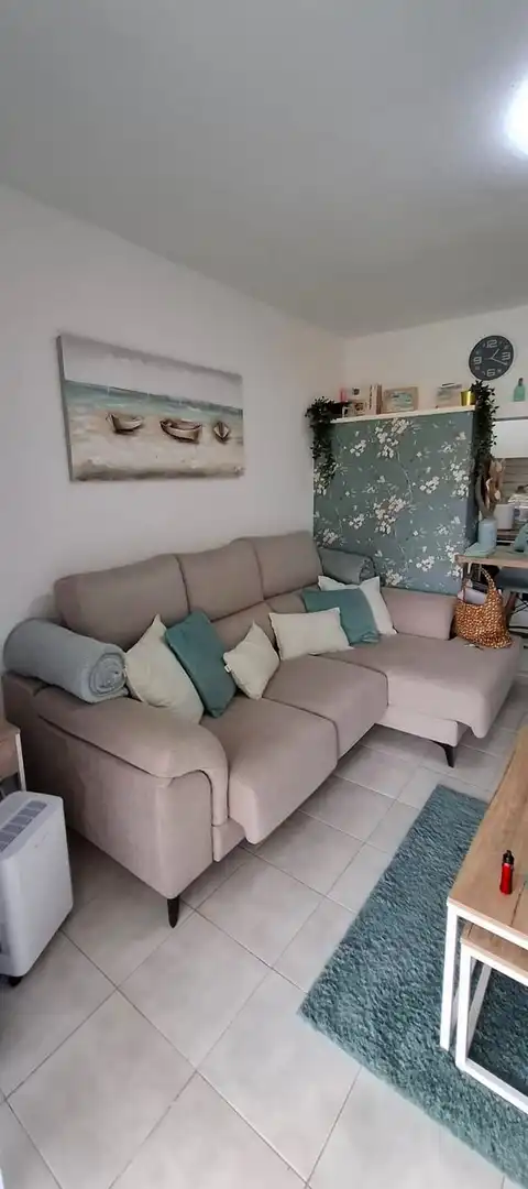 Sala de estar de Apartamento en venta en La Oliva con Aire acondicionado, Terraza y Alarma