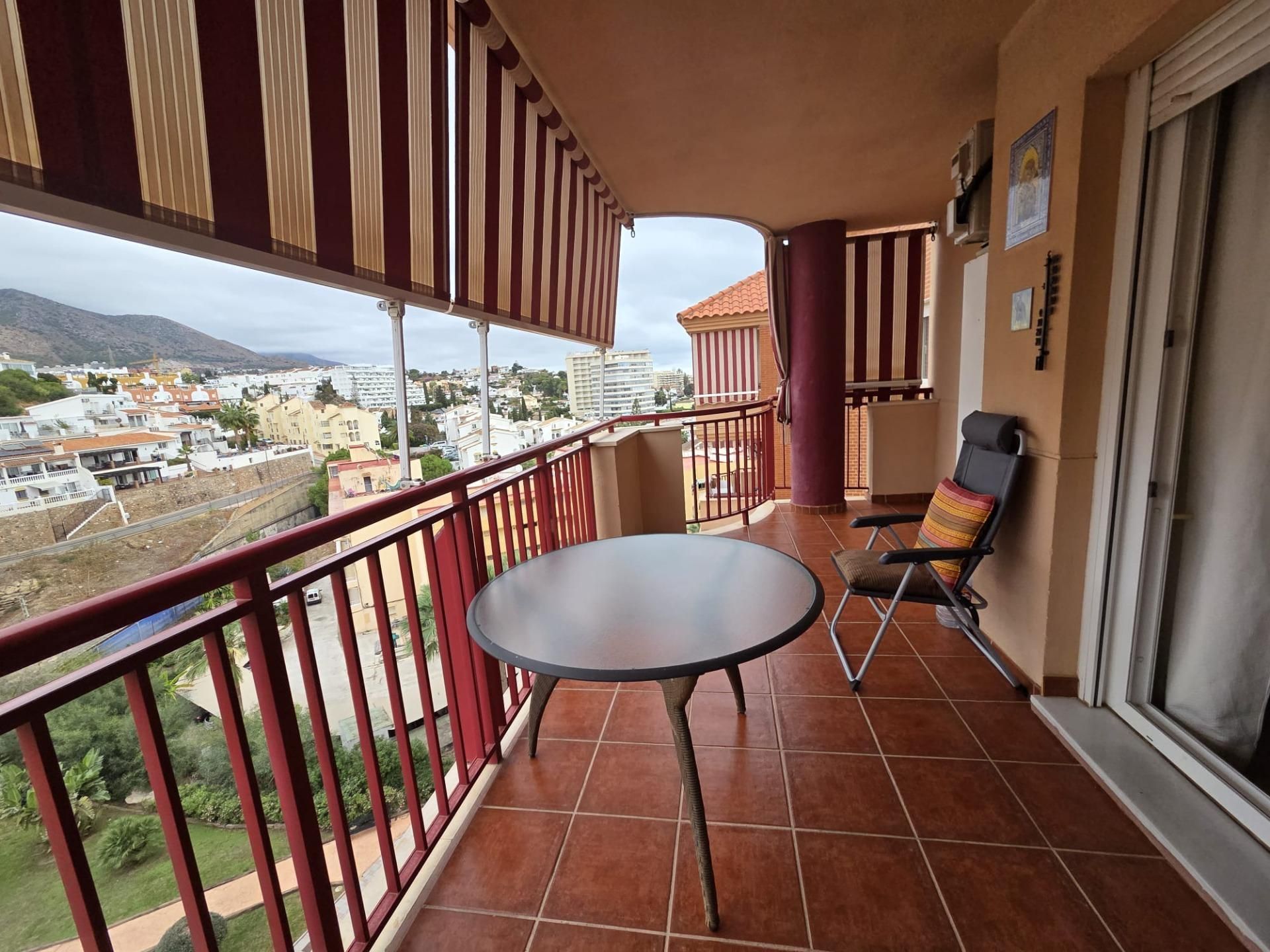 Terraza de Apartamento de alquiler en Fuengirola con Aire acondicionado y Terraza