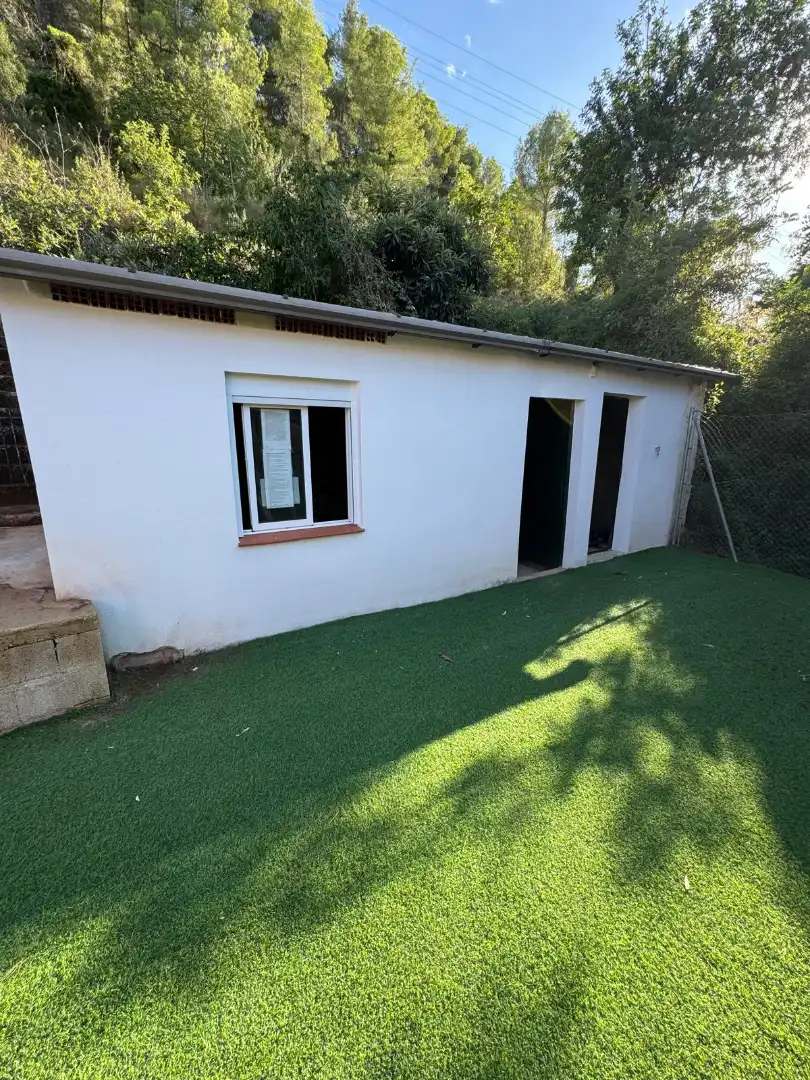 Vista exterior de Casa o chalet en venta en Vilallonga / Villalonga con Aire acondicionado, Jardín privado y Terraza