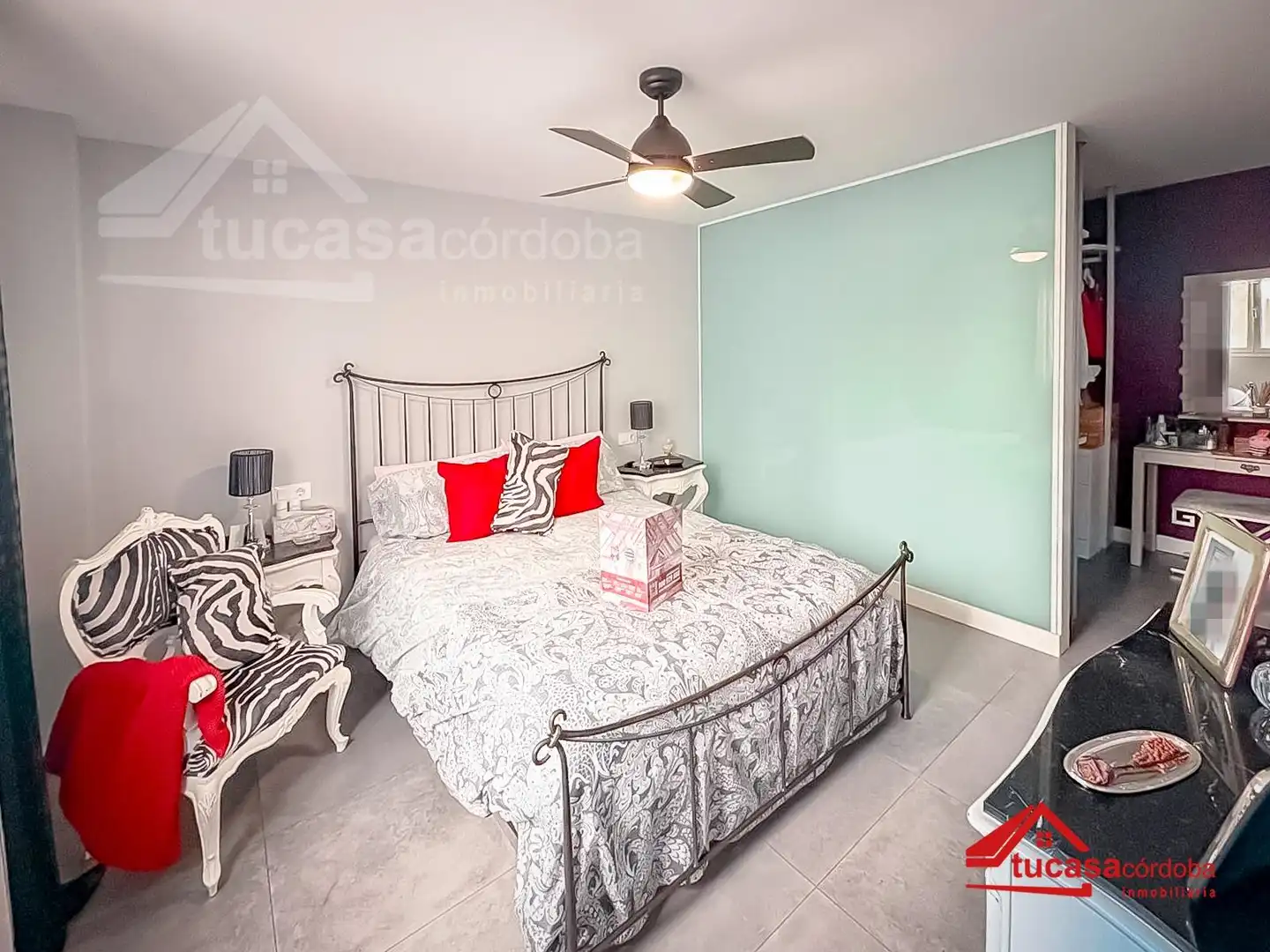 Bedroom of Flat for sale in Córdoba  with Air Conditioner and Terrace