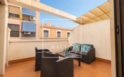 Terrasse von Dachboden zum verkauf in Alicante / Alacant mit Klimaanlage, Terrasse und Balkon