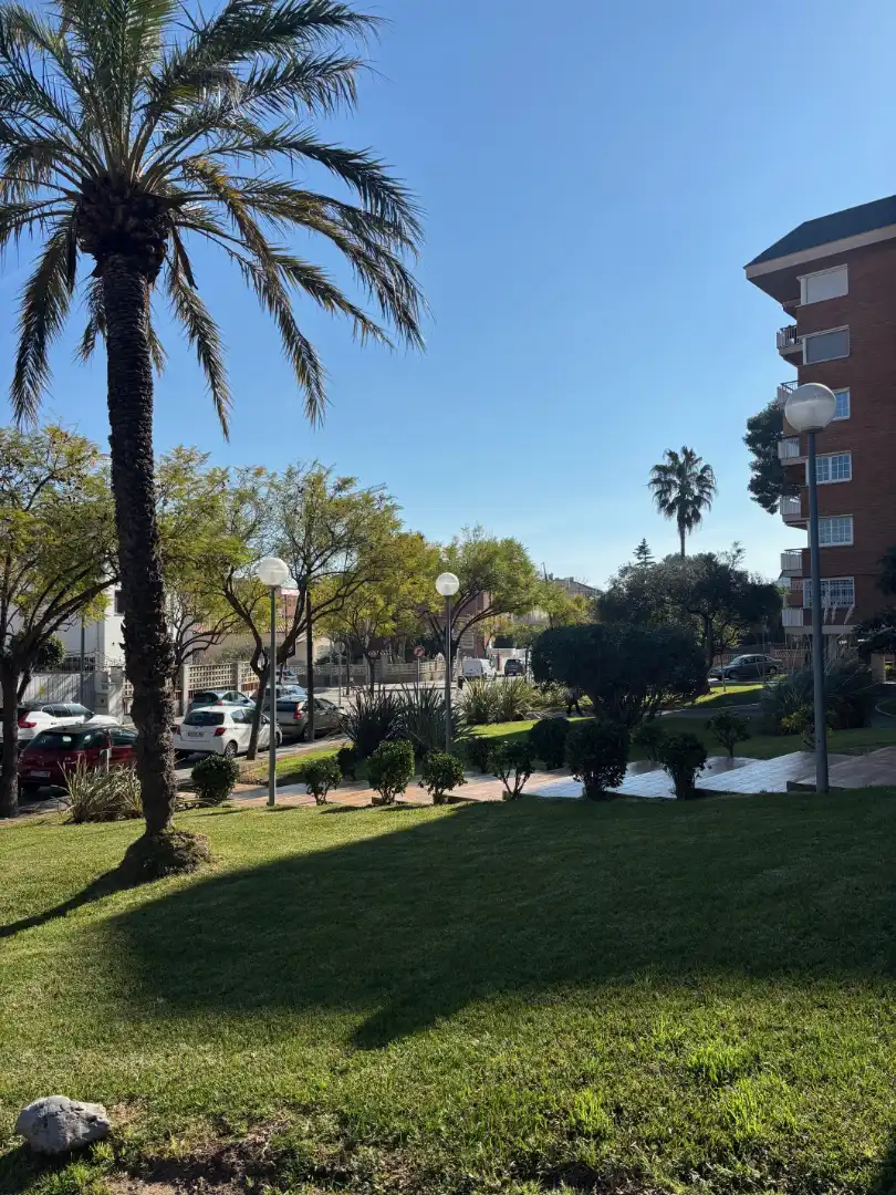 Exterior view of Flat for sale in Castelldefels  with Air Conditioner, Heating and Parquet flooring