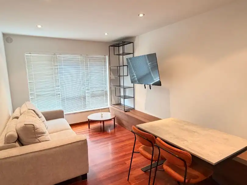 Sala de estar de Piso de alquiler en Oroso con Parquet, Amueblado y Horno